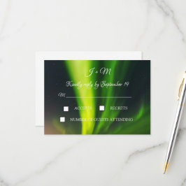 Aurora Borealis Norte Luzes Estrelas RSVP Moderna