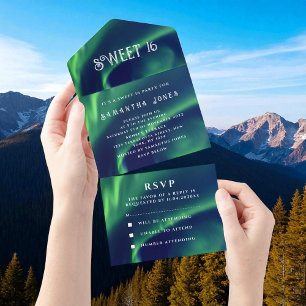 Aurora Borealis Sweet 16 Luzes De Norte Bonito A