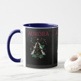 AURORA – Caneca de Natal Vetorizada para Férias de