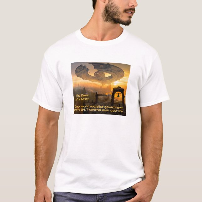 Aurora de um T-Shirt NWO (leve) (Frente)