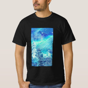 Aurora Em Valleys Closeup T-Shirt