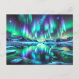 Aurora Nightscape - Cartão postal