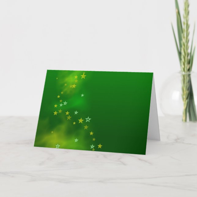 Aurora Verde, cartões de natal. (Frente)