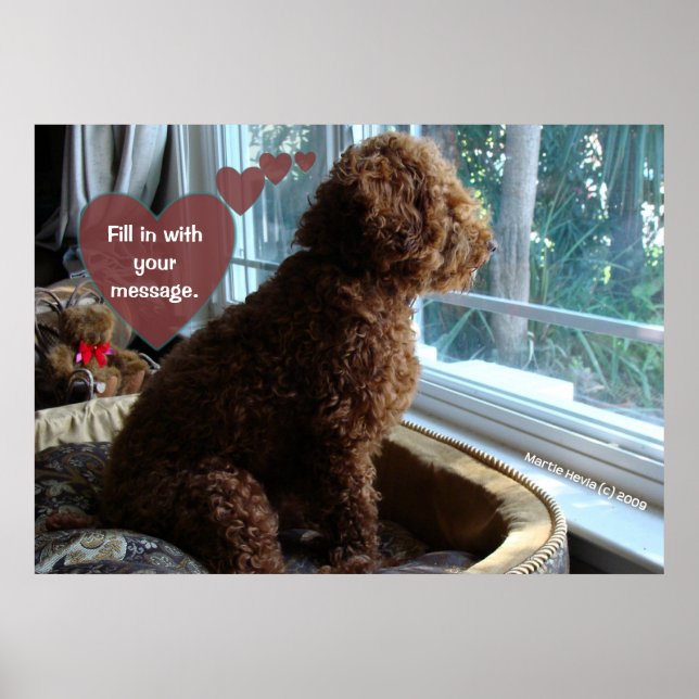 Ausente - Personalize o Poster (Frente)