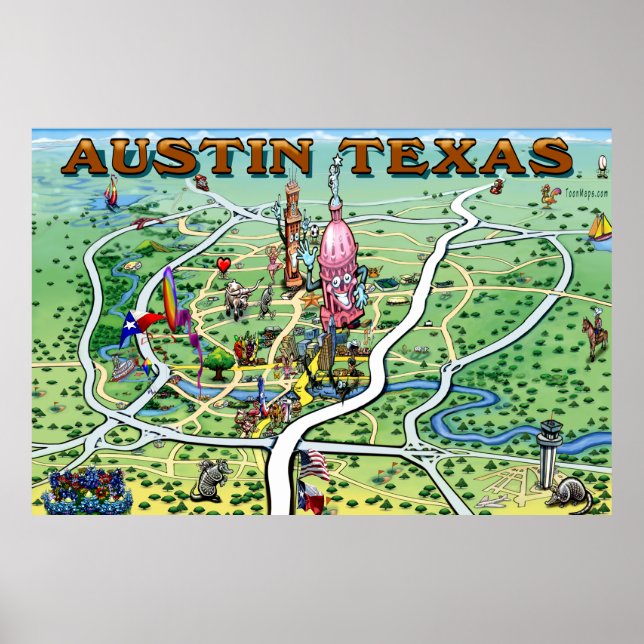 Austin Large Poster (Frente)