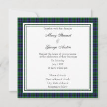 Austin Scottish Wedding Square Convite