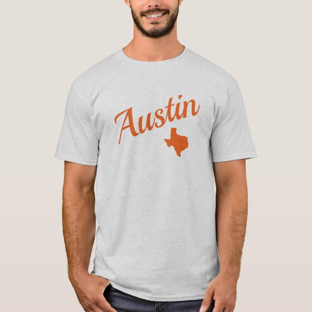 Austin, t-shirt de TX (Frente)