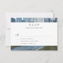 Austin Texas Skyline Wedding RSVP
