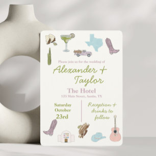 Austin, TX Convites para Casamento