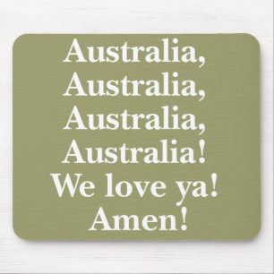 Austrália nós amamo-lo Mousepad