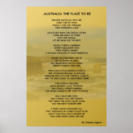 Austrália, o lugar a ser Poster