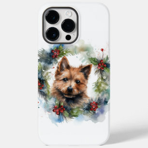 Austrália Terrier Christmas Wreath Festivo Pup