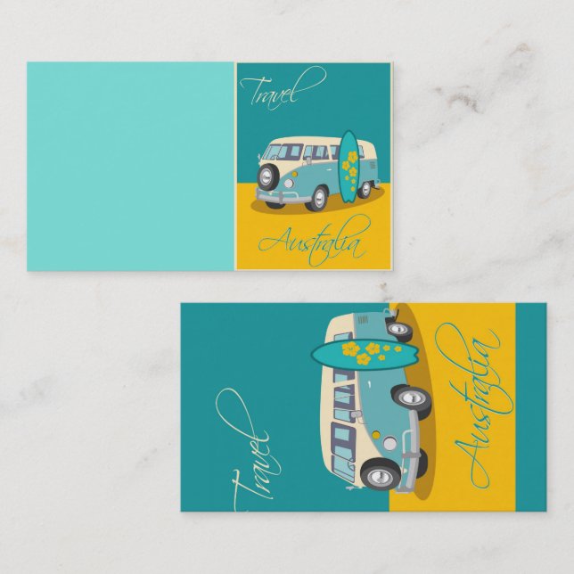 Austrália:Viagem Cartão de visita (Frente/Verso)