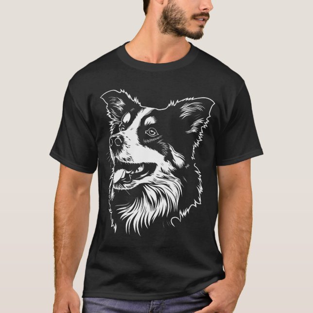Australian Shepherd Dog [00307] T-Shirt (Frente)