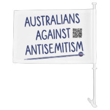 Australianos contra antissemitismo - Bandeira de A