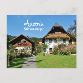 Áustria, Salzkammergut - Cartão postal