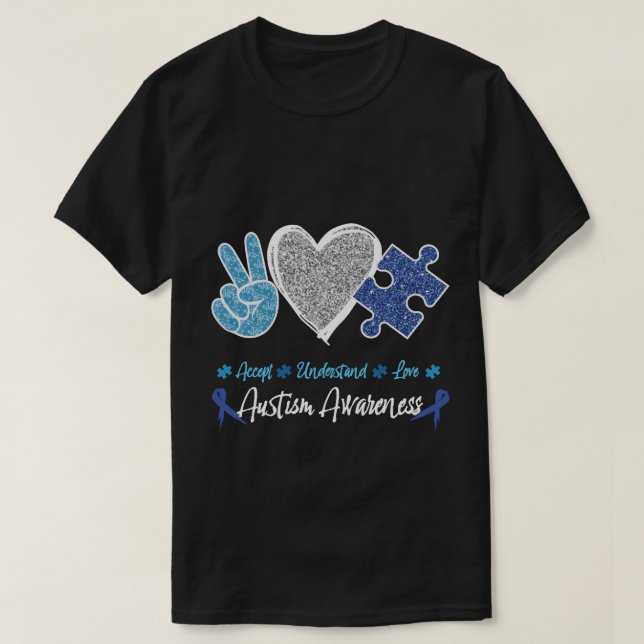 Autism Awareness T-Shirt (Frente do Design)