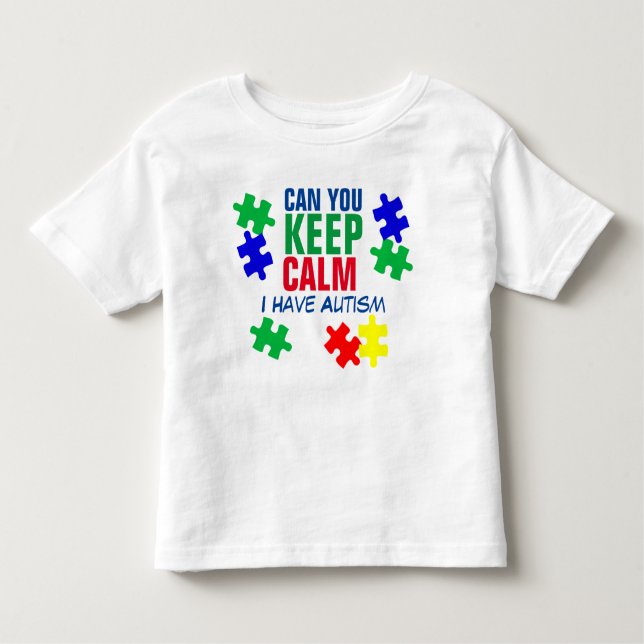 Autism Calm# _ Toddler Fine Jersey T-Shirt (Frente)