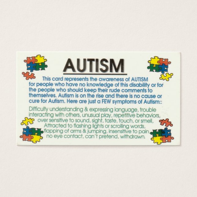 Autism Informant (Frente)