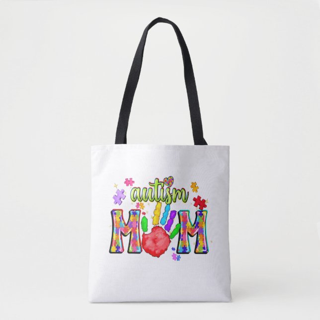 Autism Mom Tote Bag (Frente)