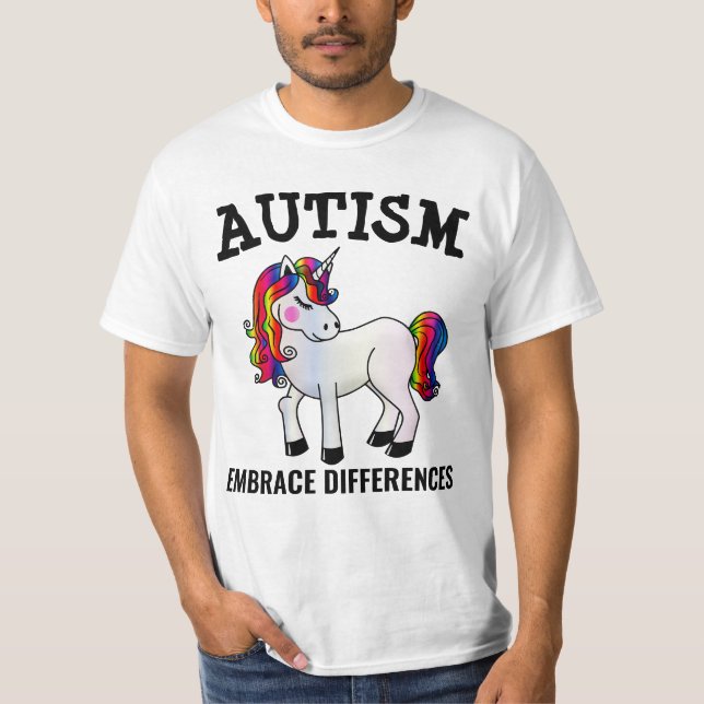 AUTISM UNICORN T-SHIRTS (Frente)
