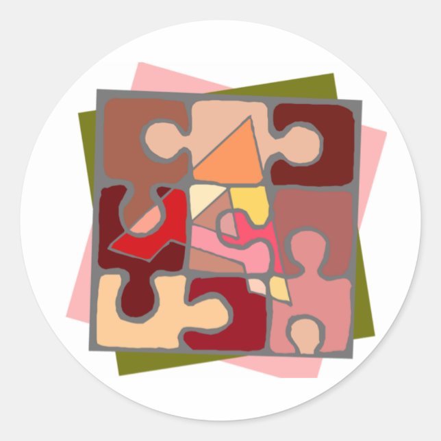 Autismo autocolantes (Frente)