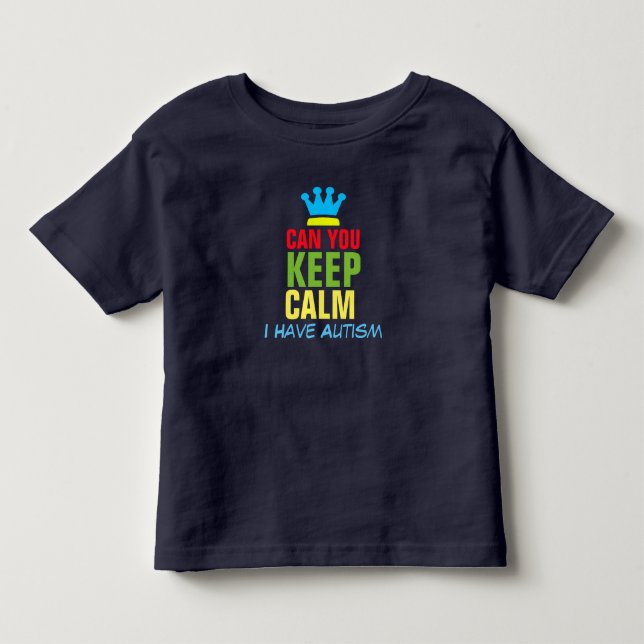 Autismo Calm@ _ Toddler Fine Jersey T-Shirt (Frente)