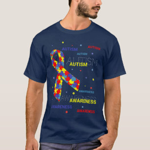 Autismo Consciência pontos escuros de T-Shirt
