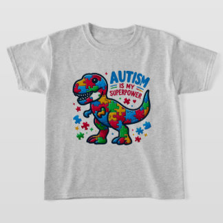 Autismo É A Camiseta De T-Shirt Das Minhas Criança