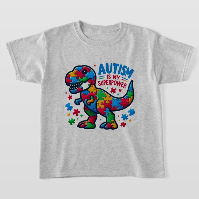 Autismo É A Camiseta De T-Shirt Das Minhas Criança (Postura )