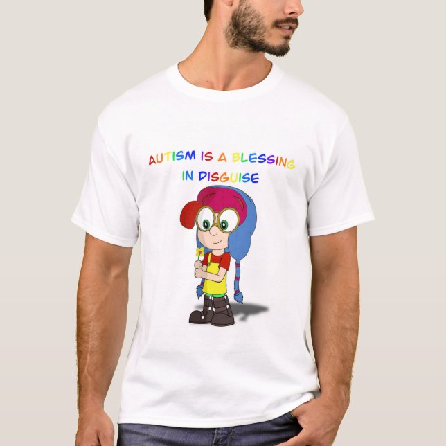 Autismo é uma bênção na camisa disfarçada (Frente)