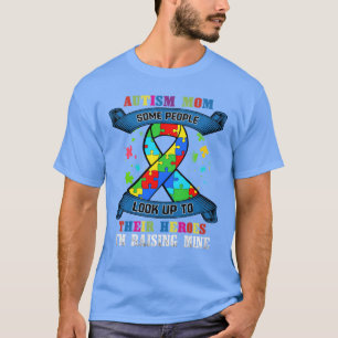 Autismo Mãe Camisa Algumas Pessoas Olham Para O Se