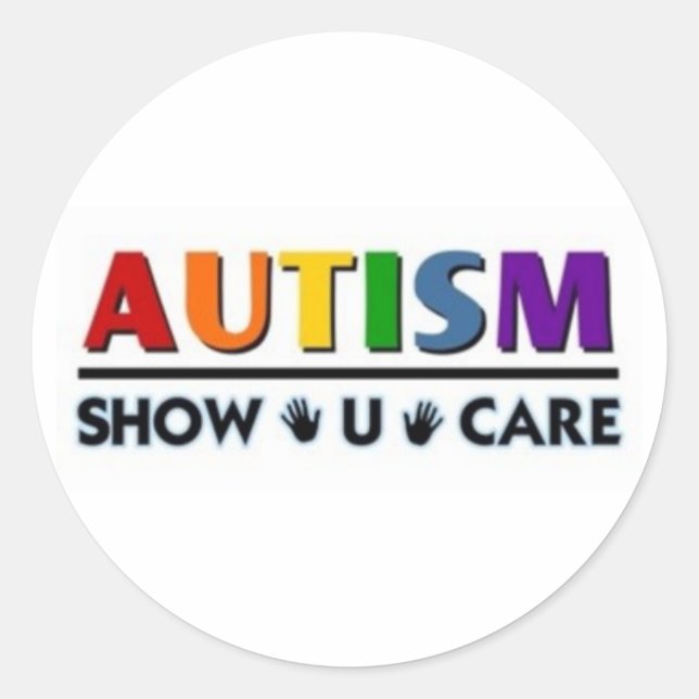Autismo mostra-nos o autocolante (Frente)