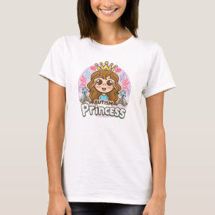 Autismo Princesa T-Shirt - Cute Empoderador Autism