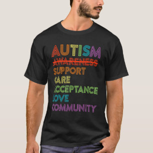 Autismo Sensibilização para o suporte à camisa Ace