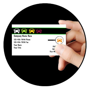 Auto cartões de visitas