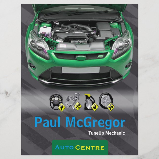 Auto Centre  - TuneUp Mechanic Flyer (Frente)