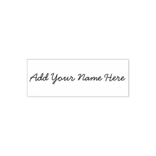 Auto Entintado Adicione o seu nome aqui um carimbo personalizáve