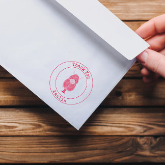 Auto Entintado Carimbo autoentintado de agradecimento de vaca das