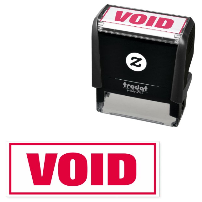 Auto Entintado Carimbo autoentintado VOID para escritório com bor (In Situ)