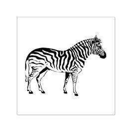 Auto Entintado Carimbo Automático de Arte de Zebra Simples
