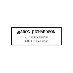 Auto Entintado Carimbo Automático de Endereço de Retorno