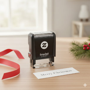 Auto Entintado Carimbo Automático de Natal Elegante para Festa