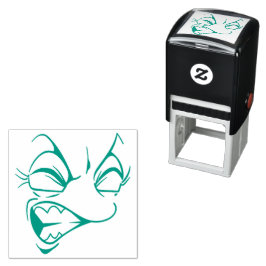 Auto Entintado Carimbo Automático de Rosto Emotican