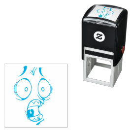 Auto Entintado Carimbo Automático de Rosto Emotican