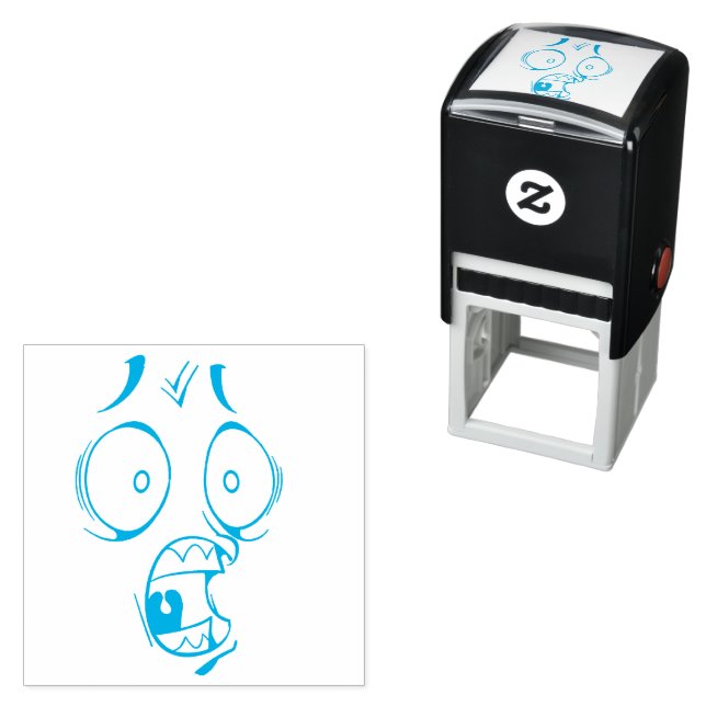 Auto Entintado Carimbo Automático de Rosto Emotican (In Situ)