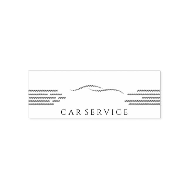 Auto Entintado Carimbo Automático Preto e Vermelho de Serviço de  (Design)