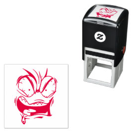 Auto Entintado Carimbo Autometálico de Rosto Emotican