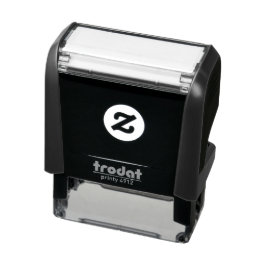 Auto Entintado Carimbo de 1,8" x 0,65" com autoimpressão