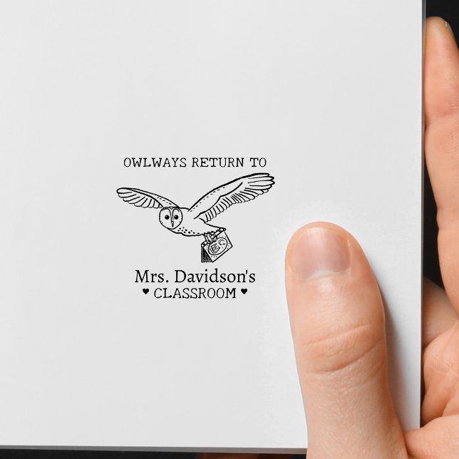 Auto Entintado Carimbo de Apreciação do Professor Owl Pun (Criador carregado)